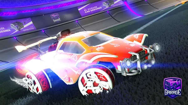 A Rocket League car design from rainilex