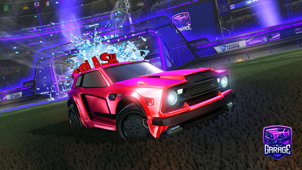 A Rocket League car design from AquxsGG