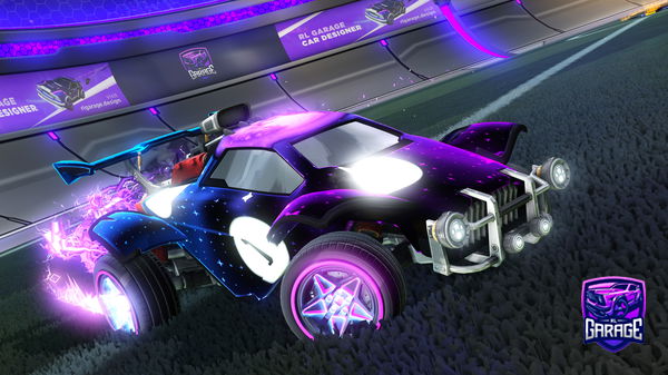 A Rocket League car design from Hamburgler