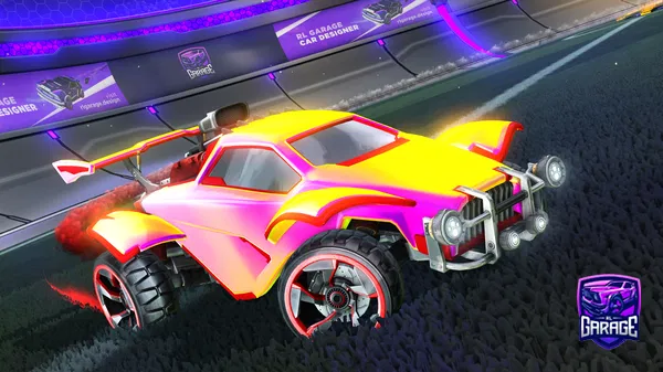 A Rocket League car design from sobuka