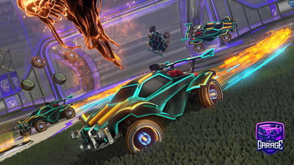 A Rocket League car design from BTG3