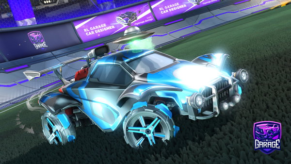 A Rocket League car design from 0v3rU5ed5ock