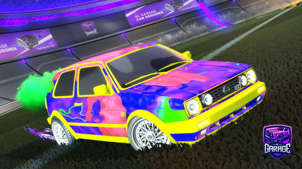 A Rocket League car design from FIREone62