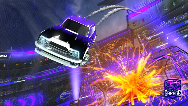 A Rocket League car design from INCRPRL