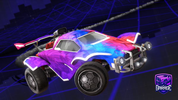 A Rocket League car design from MessiIsBlack