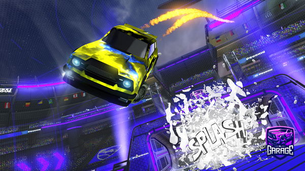 A Rocket League car design from TTV_KAMOWW27