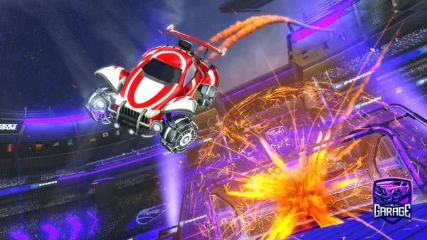 A Rocket League car design from Mijamin