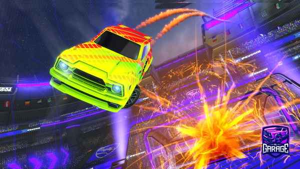 A Rocket League car design from Milestone101cool