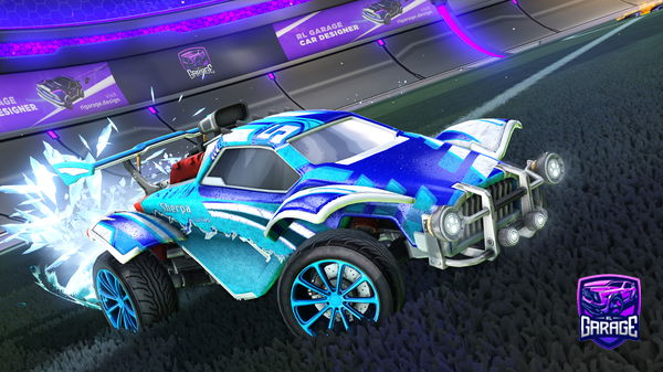 A Rocket League car design from Wizzy_61