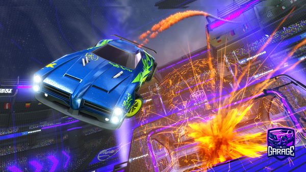 A Rocket League car design from Rpllnts