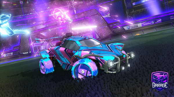 A Rocket League car design from DragonManAndy