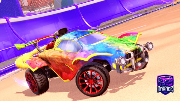 A Rocket League car design from xoticSplxshlol