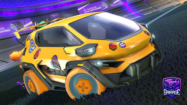 A Rocket League car design from Car-terrific