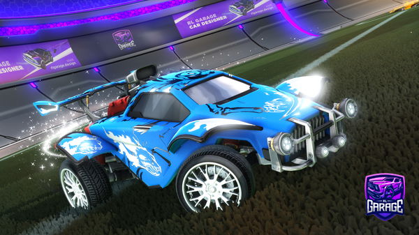 A Rocket League car design from Dustychicken