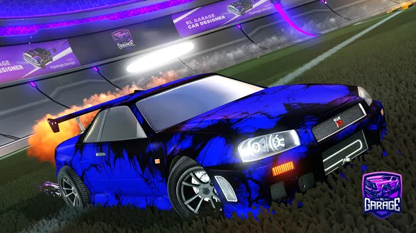 A Rocket League car design from R3FL3X123