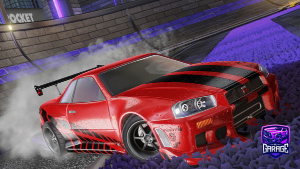 A Rocket League car design from FabriCR04