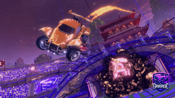 A Rocket League car design from Mxdnxght