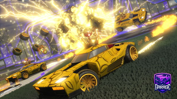 A Rocket League car design from Superfast911