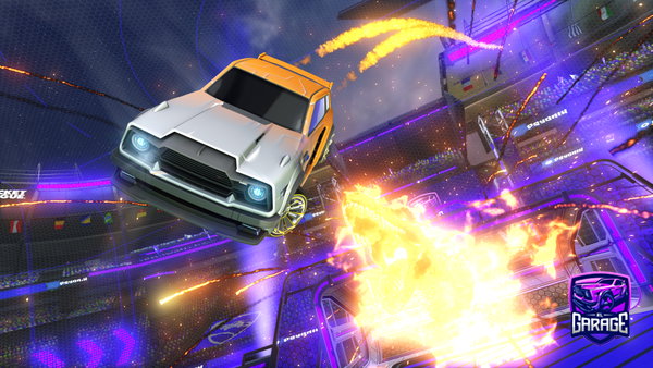 A Rocket League car design from MrDukyGaming