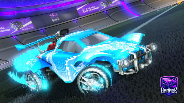 A Rocket League car design from Glmn80_name_ps4