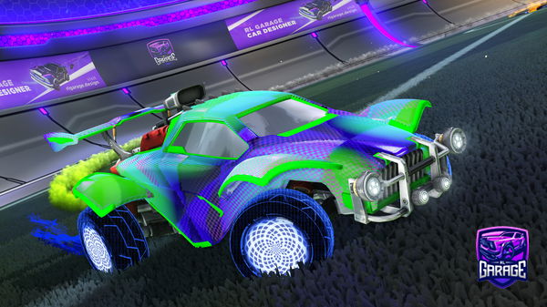 A Rocket League car design from RWJ