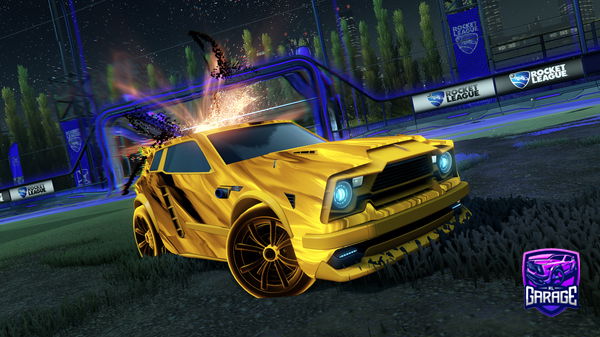 A Rocket League car design from Fazematrix3564