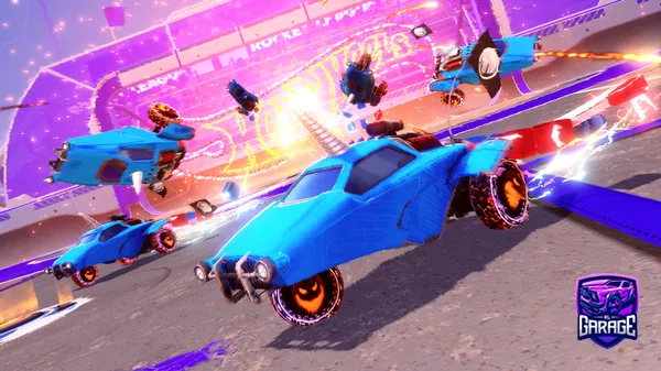 A Rocket League car design from beefyjohn74