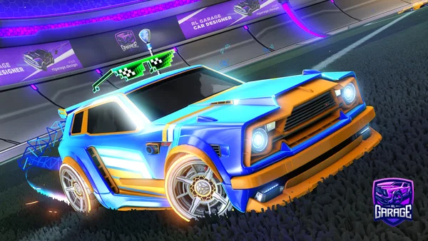 A Rocket League car design from Firelyntos