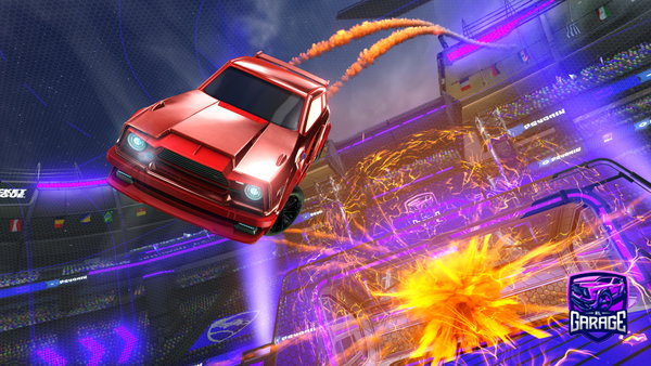 A Rocket League car design from rlchampionoftheworld