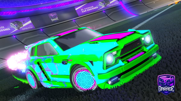 A Rocket League car design from RobotBoi0403