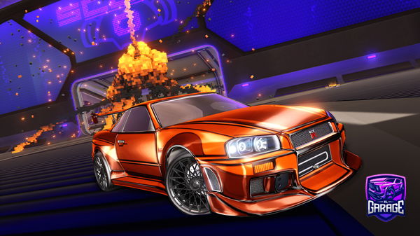 A Rocket League car design from IIINOVIXIII