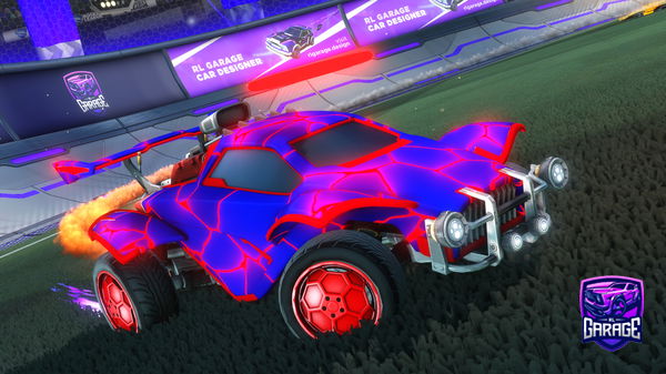 A Rocket League car design from Ghost_On_PS4