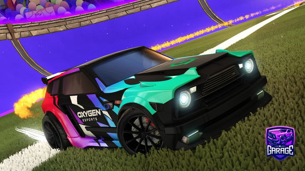 A Rocket League car design from French-Fry_