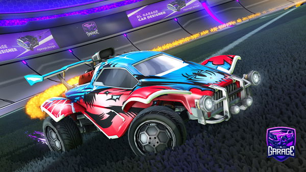 A Rocket League car design from XviplerX