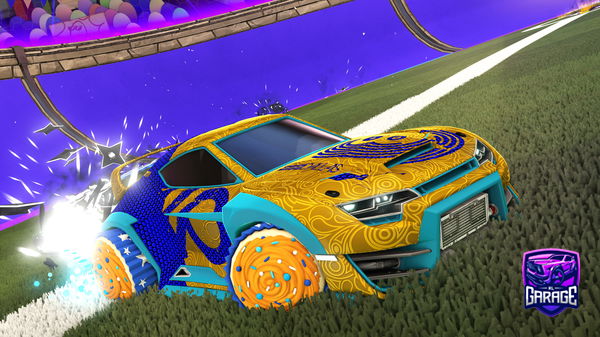 A Rocket League car design from JULA11