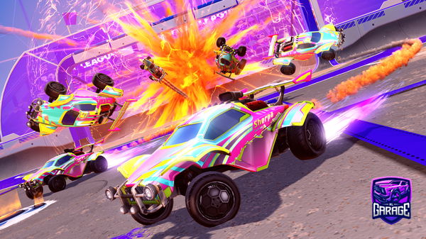 A Rocket League car design from Carlos_086