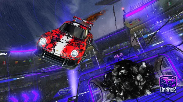 A Rocket League car design from Gallionshell