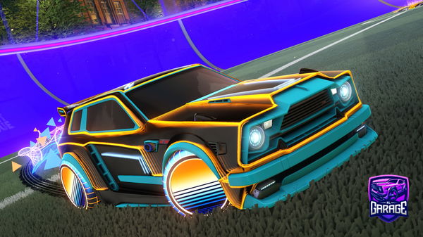 A Rocket League car design from fn_costco