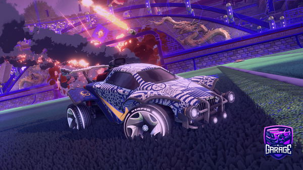 A Rocket League car design from Nateistall