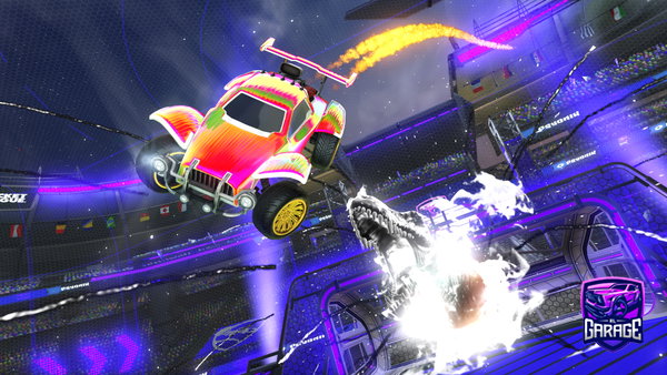 A Rocket League car design from Samy1024n