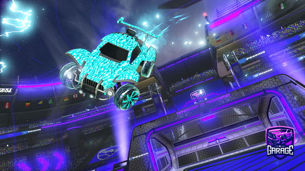A Rocket League car design from SideXues
