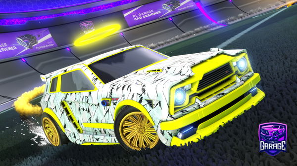 A Rocket League car design from xxlexx