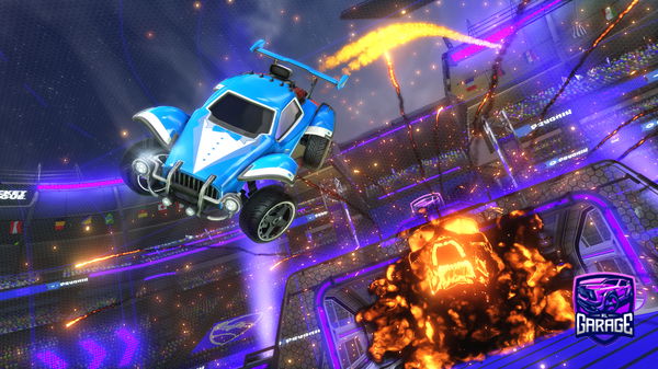 A Rocket League car design from Biscuit18