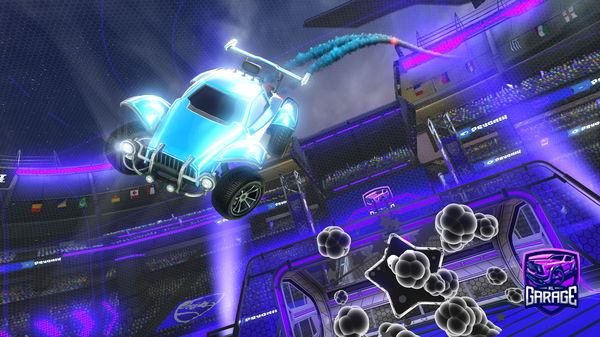 A Rocket League car design from Rileyw10