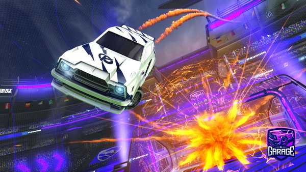 A Rocket League car design from Falcxn