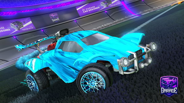 A Rocket League car design from supertroning