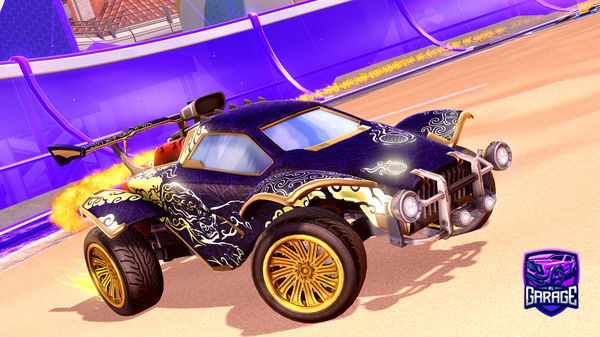 A Rocket League car design from Crg0611