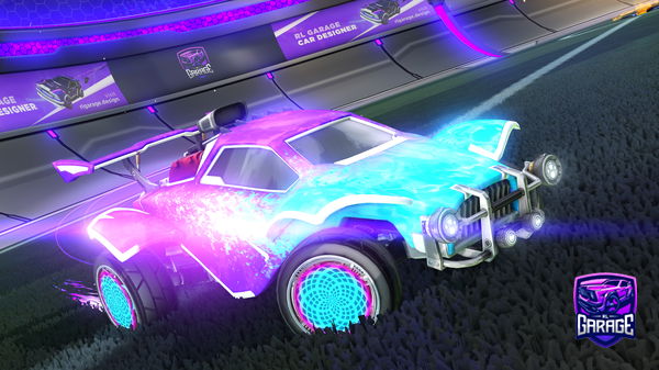A Rocket League car design from GHo_X_ST