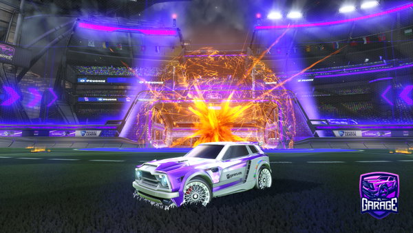 A Rocket League car design from Little_ghost1234