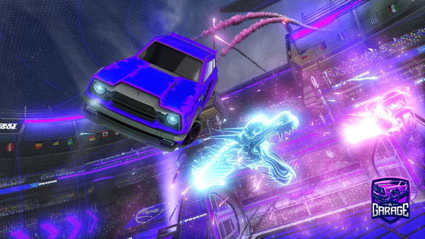 A Rocket League car design from ATB7909